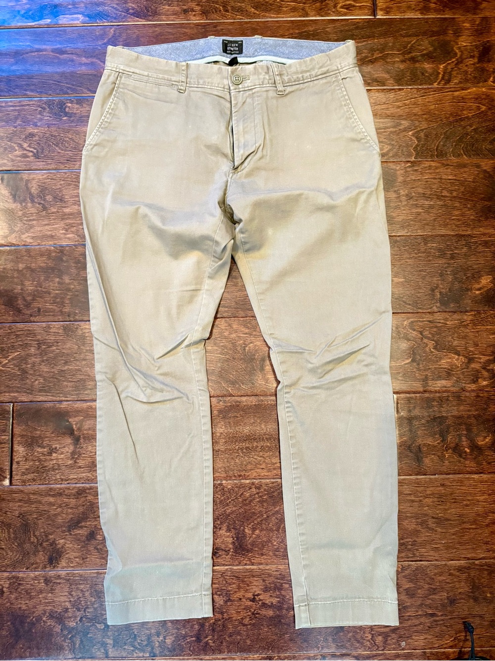 J. Crew Men's Skinny Chino Pants in Light Khaki